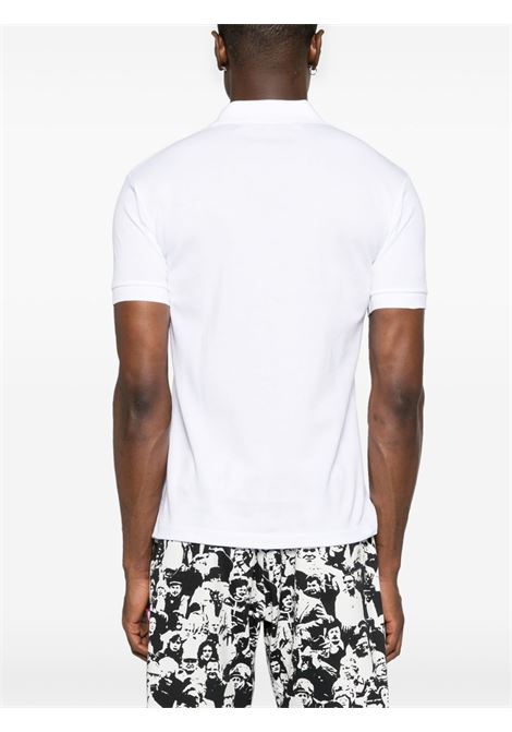 polo red emblem uomo bianca COMME DES GARÇONS PLAY | AX-T006-0515